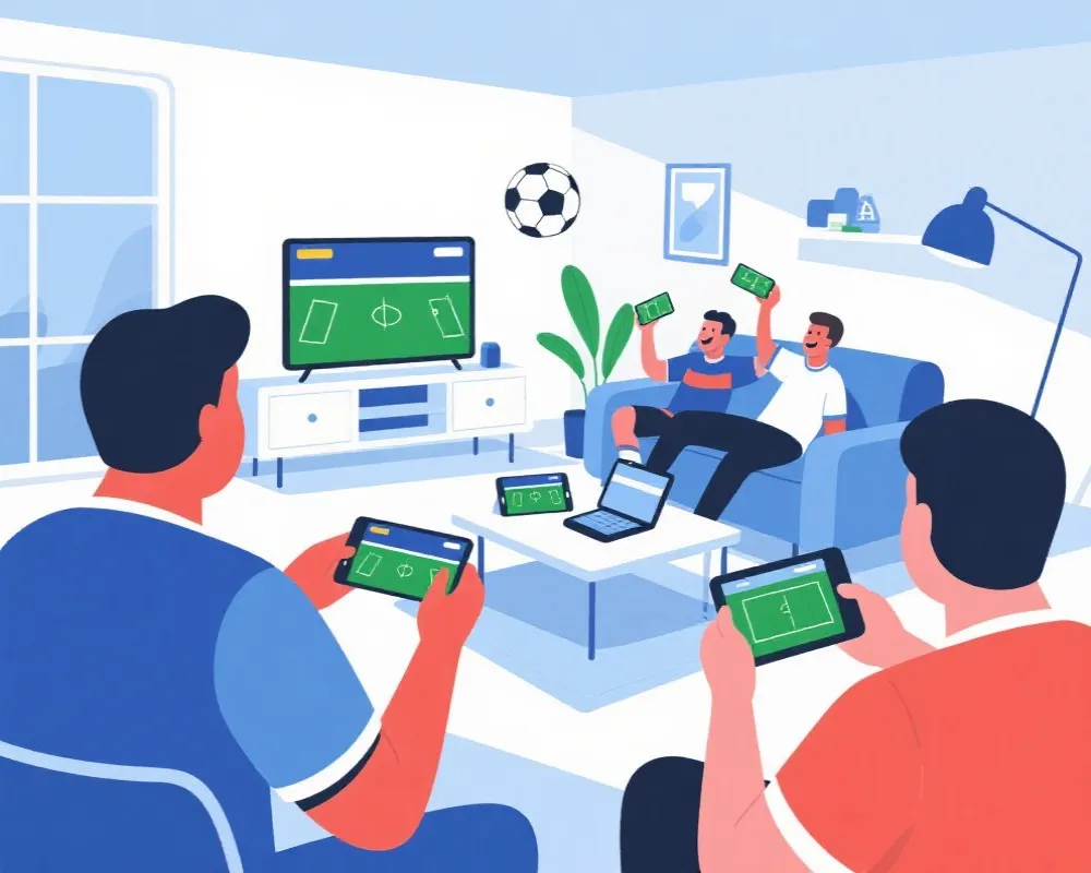 2026世界盃多裝置觀看示意圖